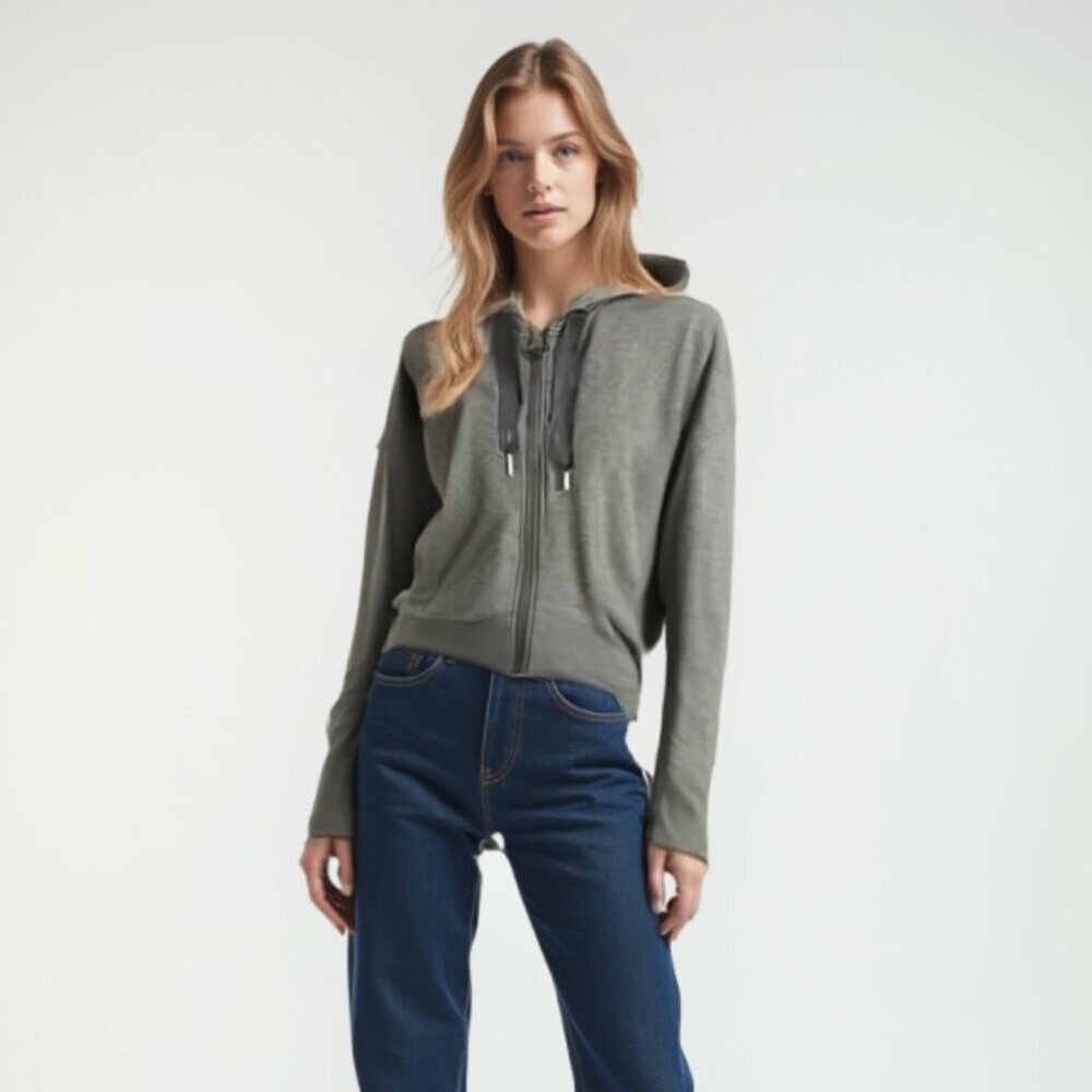 ❤️ Athleta Heather Gray Hoodie S